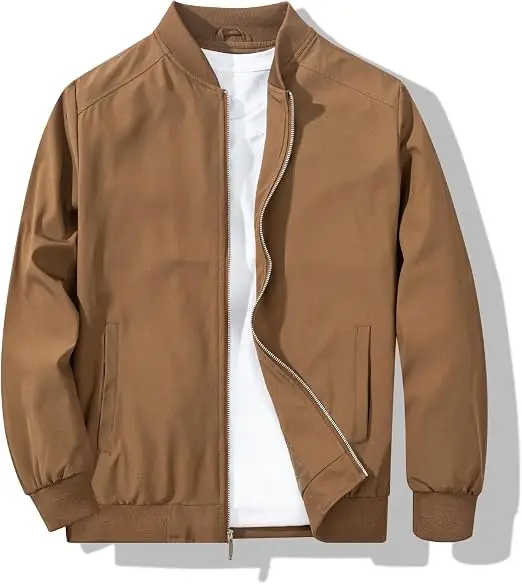71gvJnWVtyL._AC_SX522_ Men's Bomber Jacket Fashion Stylish Lightweight Windbreaker Spring Fall Casual Jackets for Men